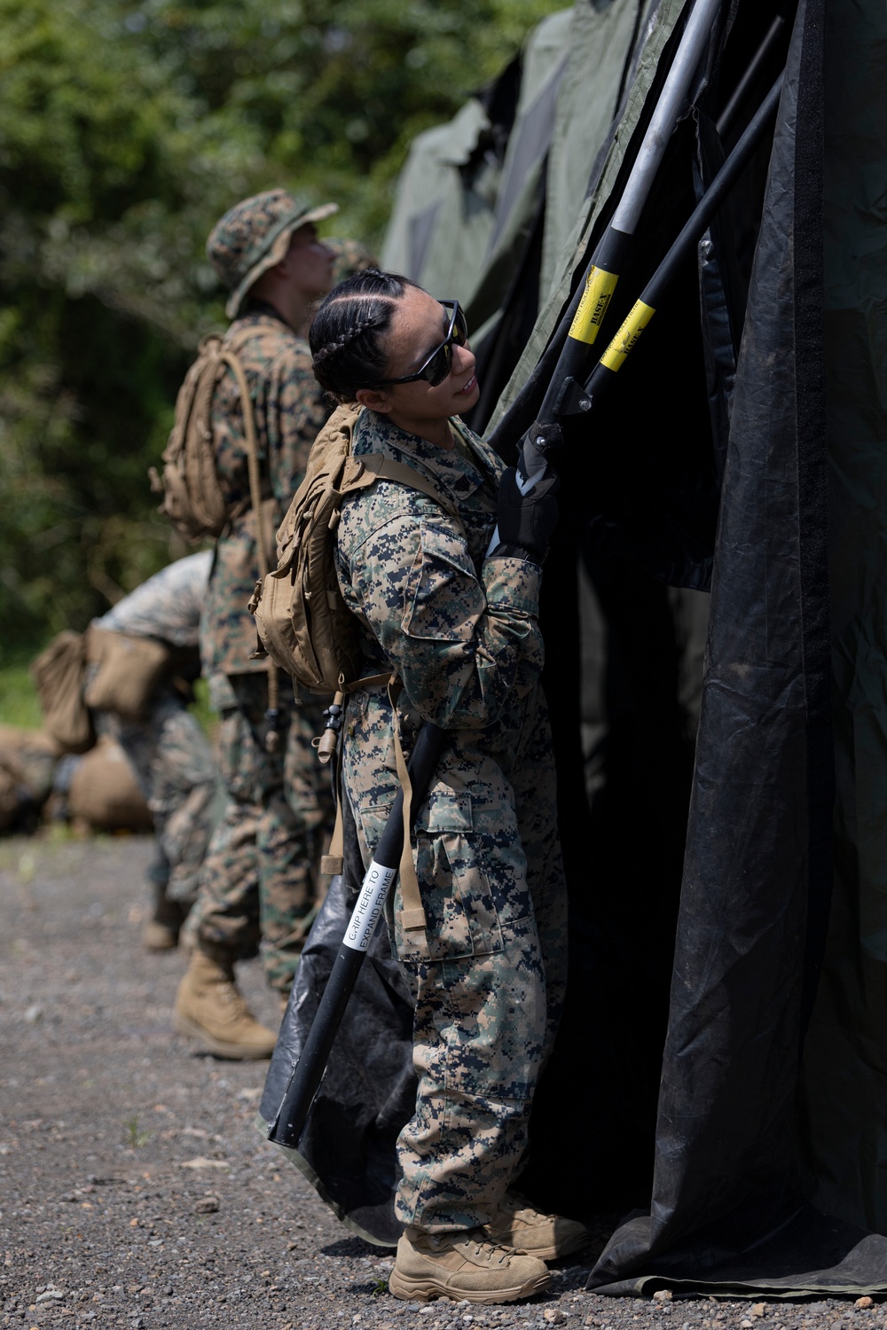 Marines begin training at Camp Fuji in support of Exercise Outlaw Wrath 24