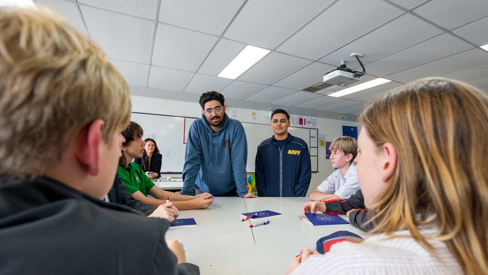 DVIDS - Images - ESL Sailors Visit Rockingham Senior High School [Image ...