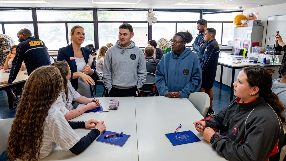 ESL Sailors Visit Rockingham Senior High School