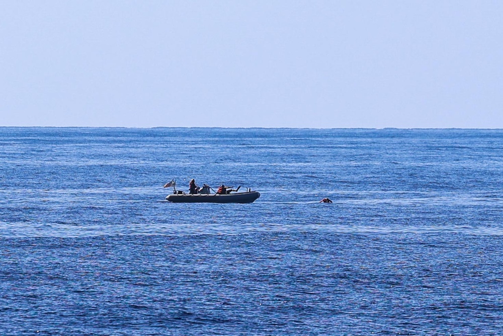 The USS Bulkeley conducts Small Boat Operations