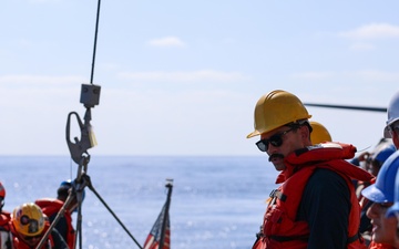 The USS Bulkeley conducts Small Boat Operations