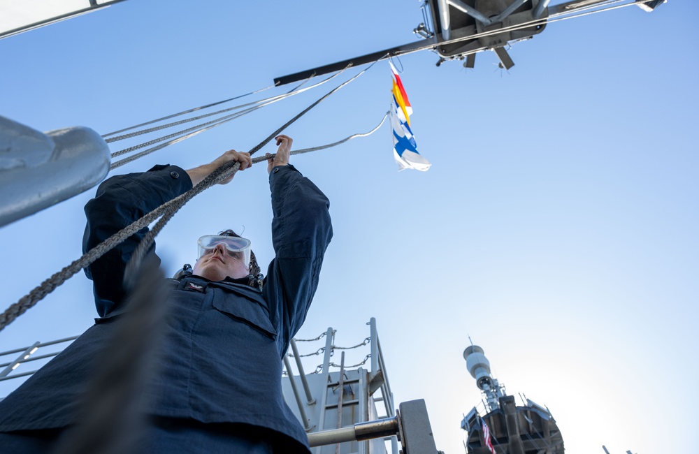 USS America (LHA 6) Conducts EMCON Exercise