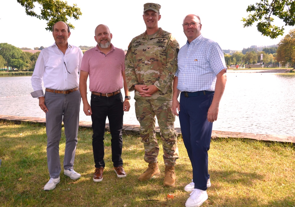 USAG Rheinland-Pfalz leaders meet with Baumholder officials to strengthen German-American ties, review local development initiatives