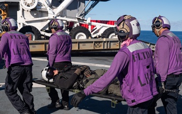 USS America (LHA 6) Conducts Aircraft Firefighting Training