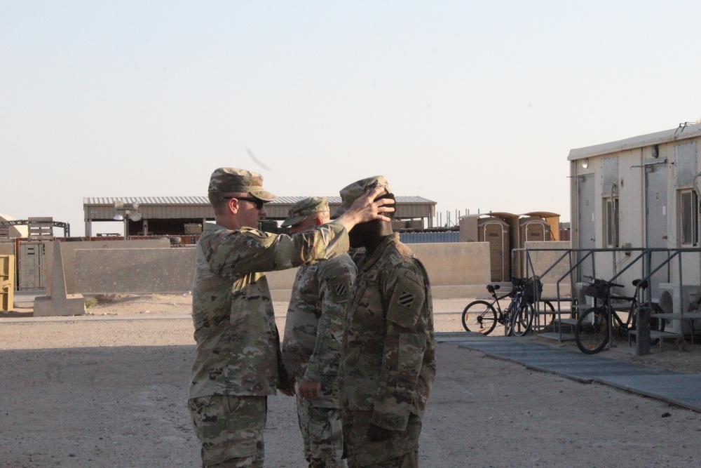 Promotion Ceremony, Cherokee Company, Task Force Commando