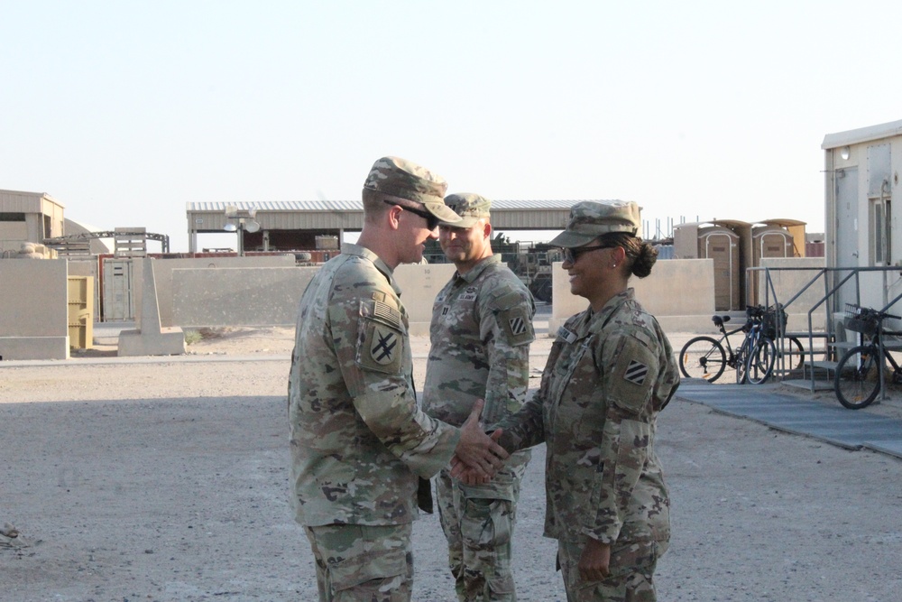 Promotion Ceremony, Cherokee Company, Task Force Commando