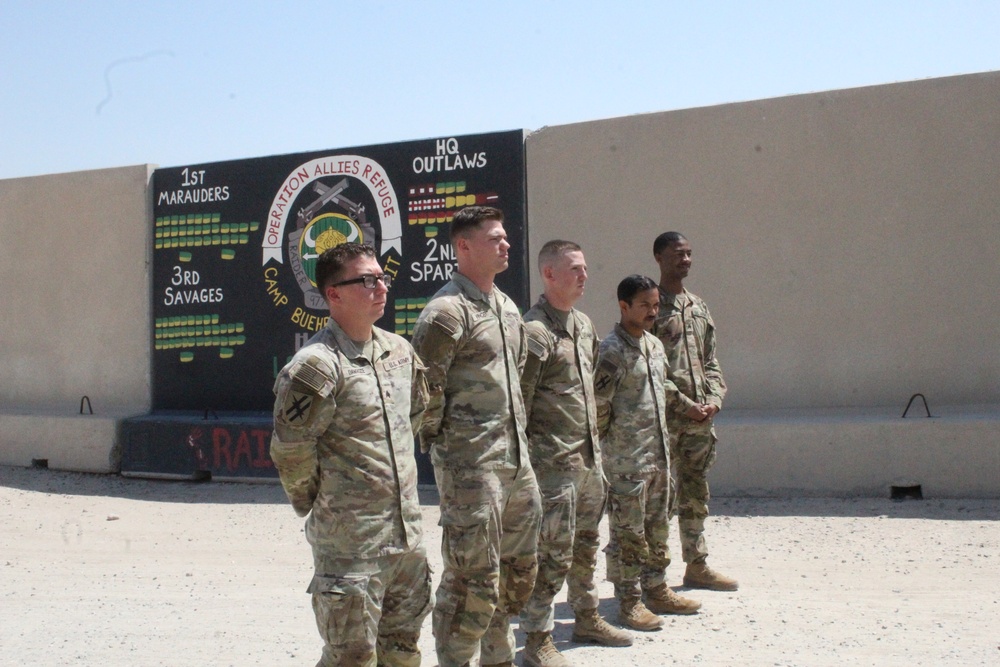 Soldier of the Month Coin Presentation, Task Force Commando