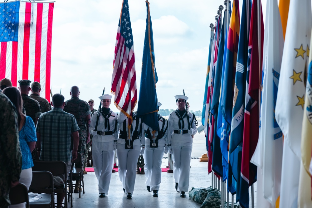 Naval Aviation Training Support Group Sundown Ceremony