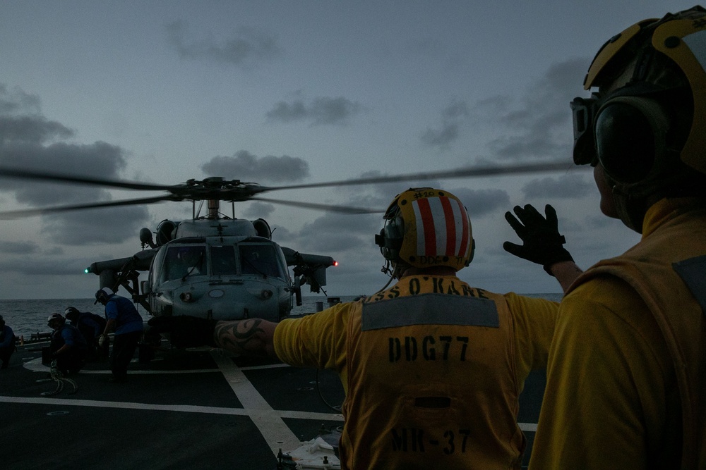 O'Kane conducts routine operations