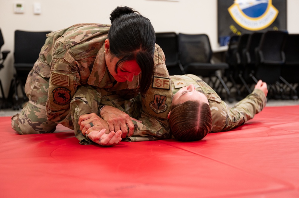 102nd Security Forces Squadron conducts combatives training