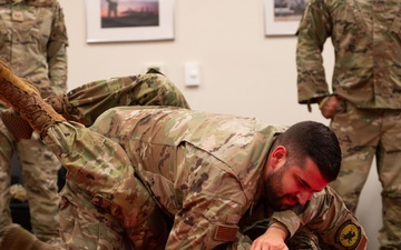 102nd Security Forces Squadron conducts combatives training