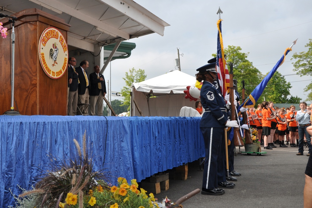 910th joins community leaders to kick off 178th Canfield Fair