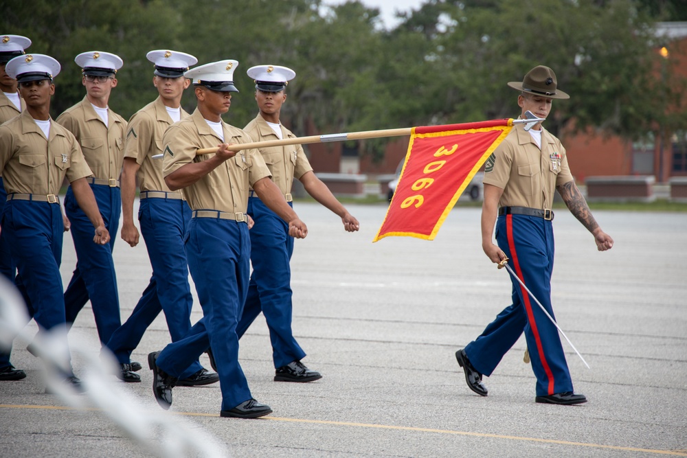 Fort Lauderdale native graduates as the honor graduate for platoon 3065, Mike Company, Marine Corps Recruit Depot Parris Island