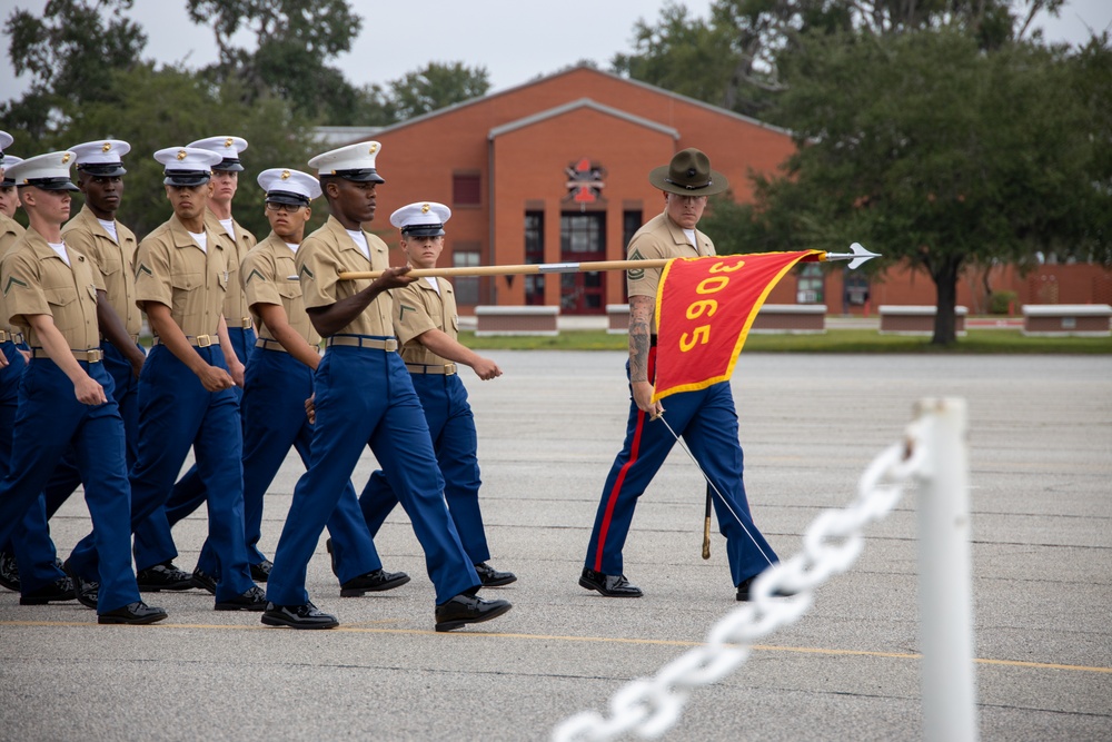 Orlando native graduates as the honor graduate for platoon 3066, Mike Company, Marine Corps Recruit Depot Parris Island