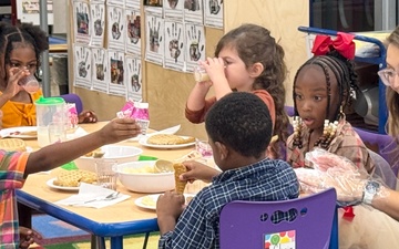 Family-Style Dining is an Important part of DoDEA Americas Prekindergarten Program