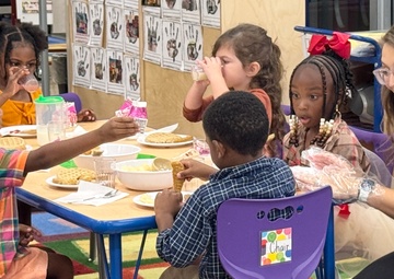 Family-Style Dining is an Important part of DoDEA Americas Prekindergarten Program