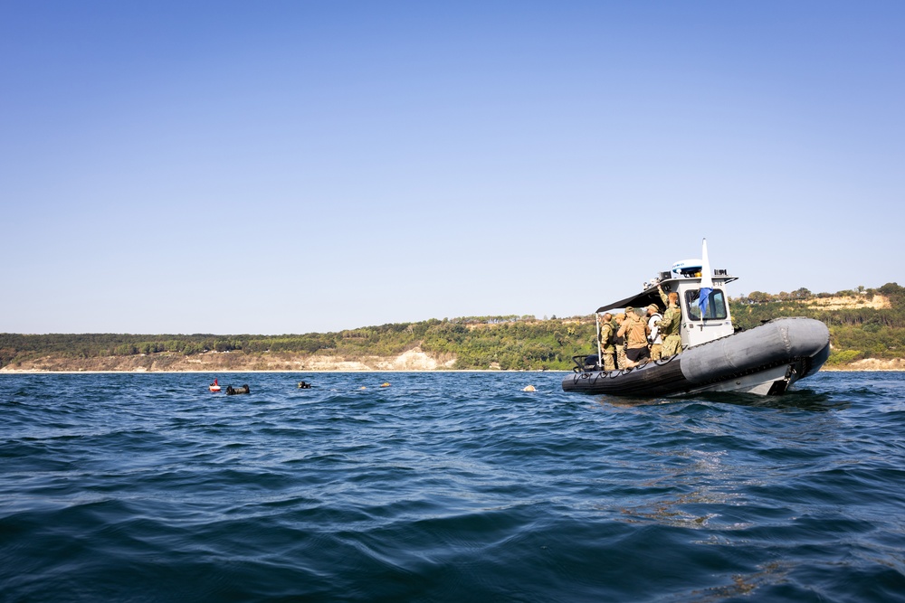 Sea Breeze 2024 - EOD Simulated Underwater Demolition Operations