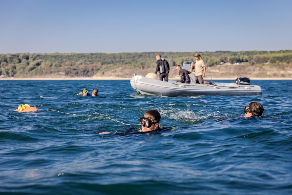 Sea Breeze 2024 - EOD Simulated Underwater Demolition Operations