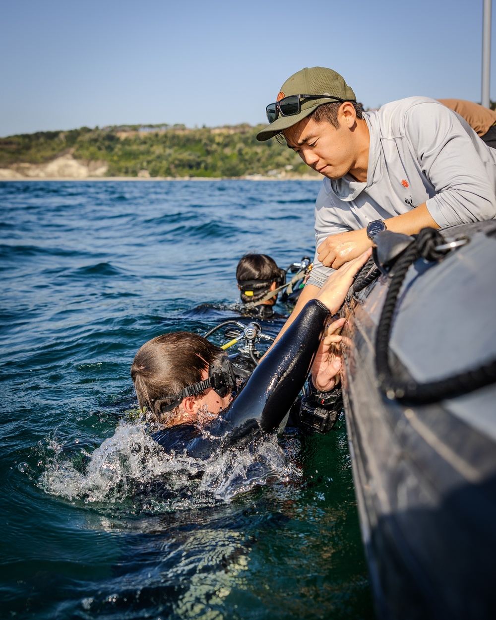 Sea Breeze 2024 - EOD Simulated Underwater Demolition Operations