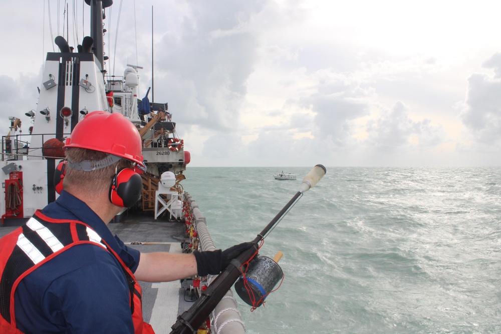 Coast Guard assists disabled fishing vessel during Hurricane Debby