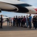 Students get to &quot;pet a jet&quot; with the U.S. Air Force Thunderbirds