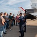 Students get to &quot;pet a jet&quot; with the U.S. Air Force Thunderbirds