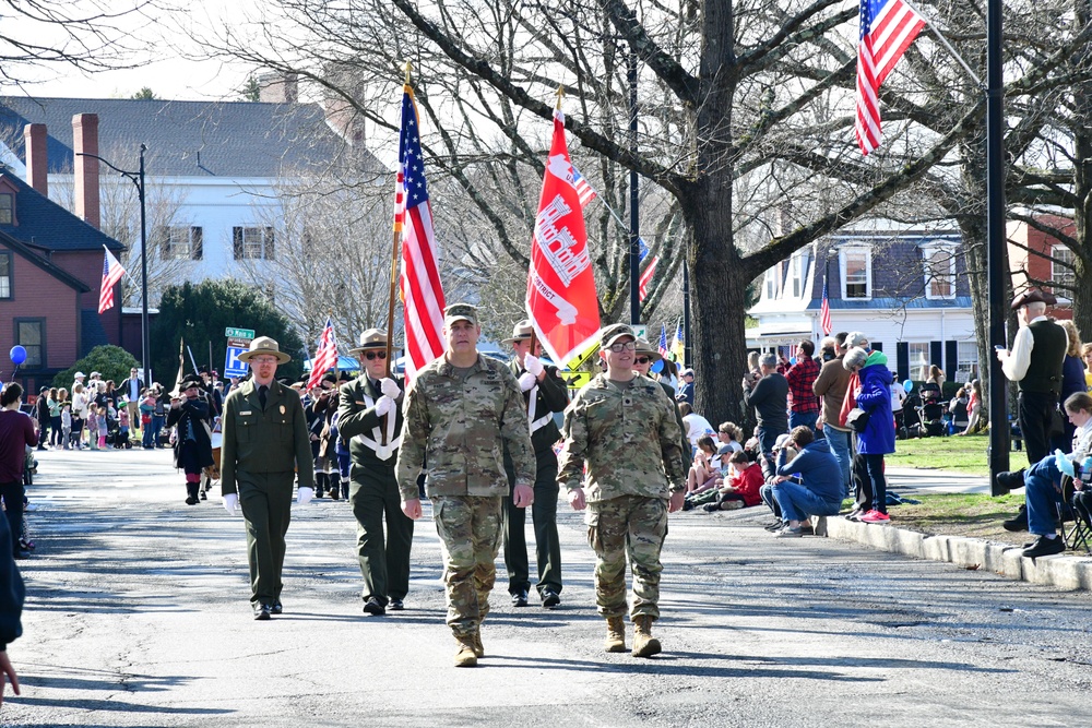 District leadership, Color Guard participate in historic parade