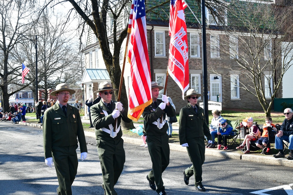 District leadership, Color Guard participate in historic parade