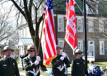 District leadership, Color Guard participate in historic parade