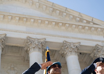 Chief of the Royal Malaysian Air Force Gen. Tan Sri Dato’ Sri Mohd Asghar Khan bin Goriman Khan Participates in an Air Force Full Honors Wreath-Laying Ceremony at the Tomb of the Unknown Soldier