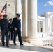 Chief of the Royal Malaysian Air Force Gen. Tan Sri Dato’ Sri Mohd Asghar Khan bin Goriman Khan Participates in an Air Force Full Honors Wreath-Laying Ceremony at the Tomb of the Unknown Soldier