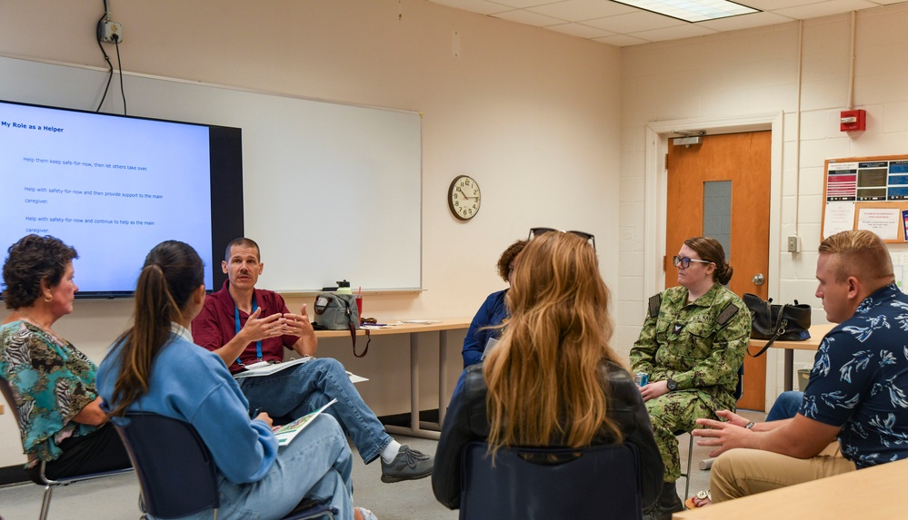 Navy Chaplains lead suicide prevention workshops at Camp Lejeune