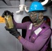 Abraham Lincoln conducts a replenishment-at-sea with USNS Big Horn