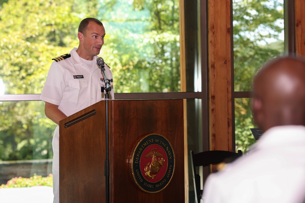 Navy Lt. Marie Esther Congo promotes to Lt. Cmdr.