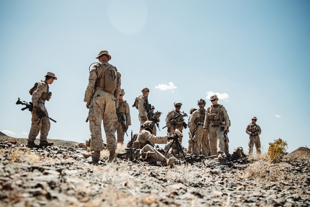 3rd LAR conducts a Marine Corps Combat Readiness Exercise at the Combat Center