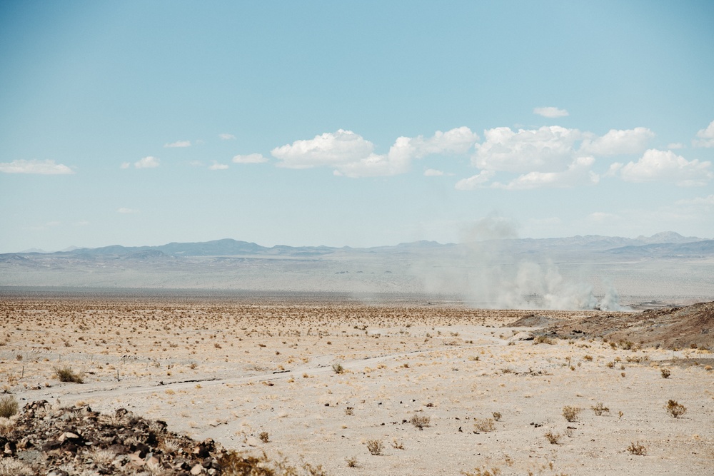 3rd LAR conducts a Marine Corps Combat Readiness Exercise at the Combat Center