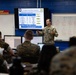 U.S. Navy Supply Officer speaks at Ground Supply School