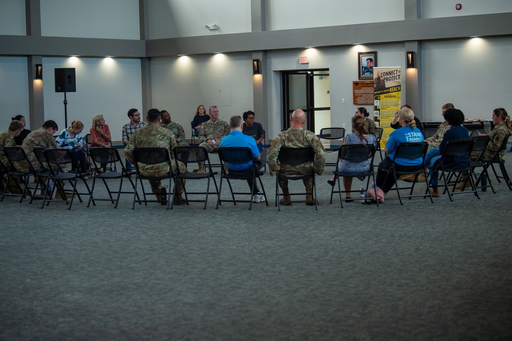 Team Moody holds suicide prevention awareness townhall