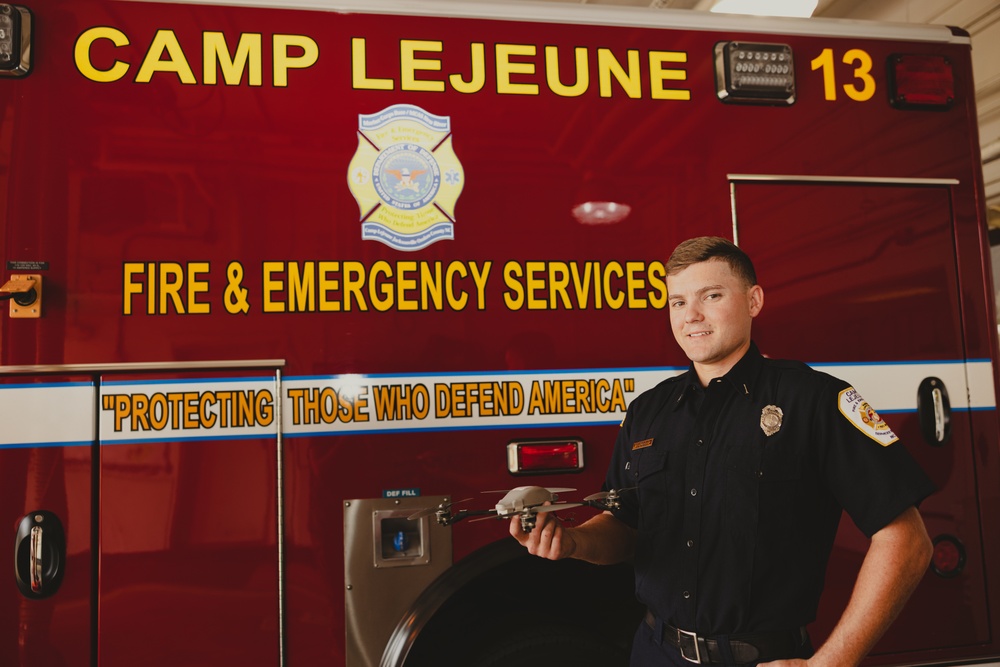 Sky Scouts of FESD - Lt. Mobley of Camp Lejeune’s Fire Station 3