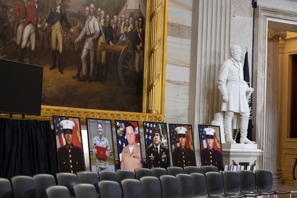 Thirteen Servicemembers lost at Hamid Karzai International Airport honored with Congressional Gold Medal Ceremony