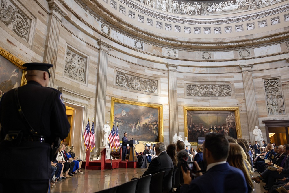 Thirteen Servicemembers lost at Hamid Karzai International Airport honored with Congressional Gold Medal Ceremony