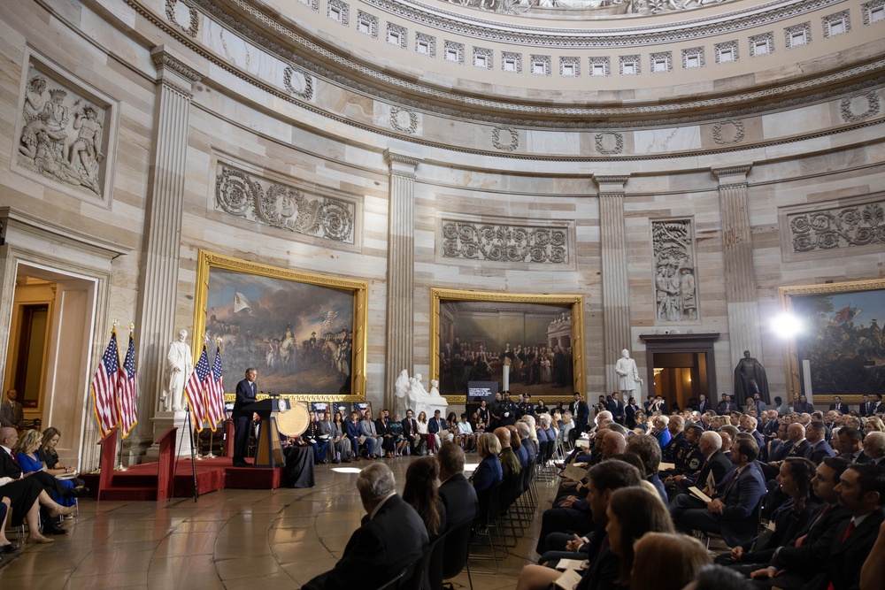 Thirteen Servicemembers lost at Hamid Karzai International Airport honored with Congressional Gold Medal Ceremony