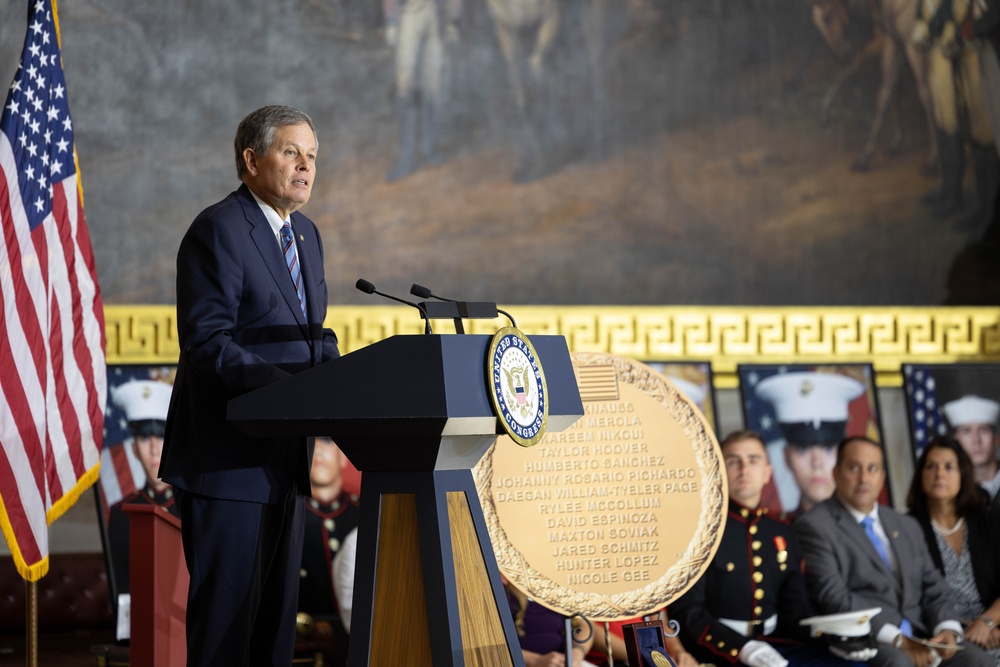 Thirteen Servicemembers lost at Hamid Karzai International Airport honored with Congressional Gold Medal Ceremony