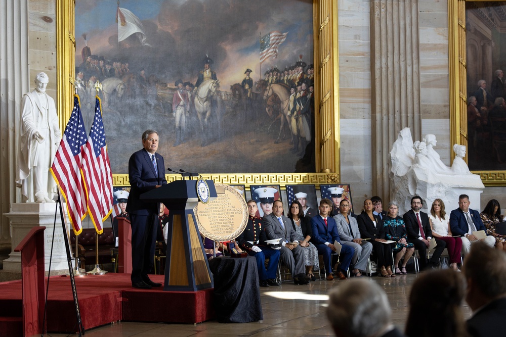 Thirteen Servicemembers lost at Hamid Karzai International Airport honored with Congressional Gold Medal Ceremony