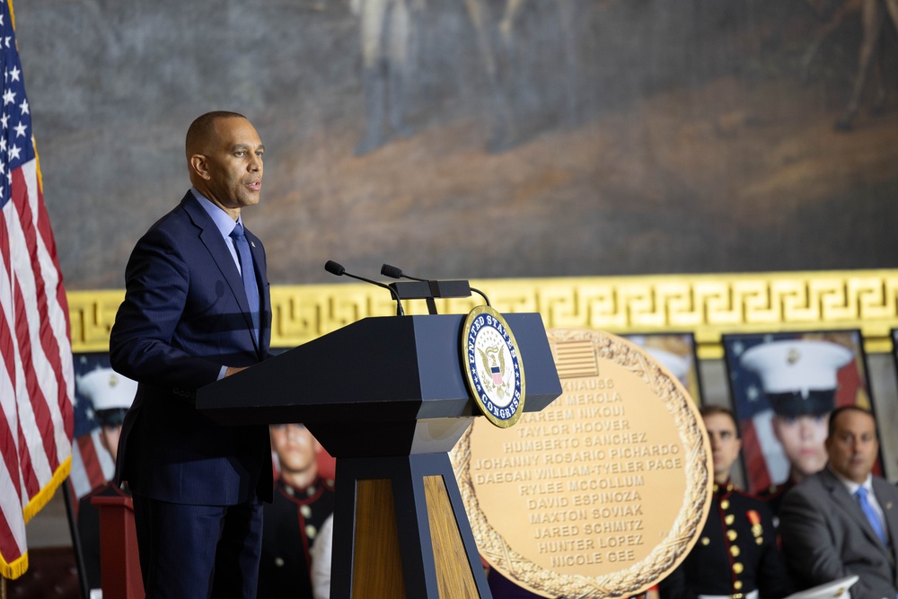 Thirteen Servicemembers lost at Hamid Karzai International Airport honored with Congressional Gold Medal Ceremony