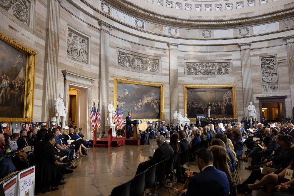 Thirteen Servicemembers lost at Hamid Karzai International Airport honored with Congressional Gold Medal Ceremony