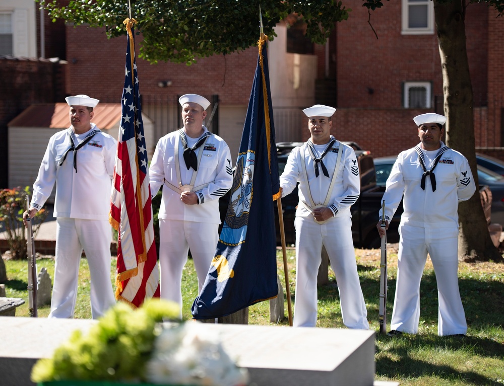 Commodore John Barry Memorial: Sailors and Community Honor Naval Pioneer