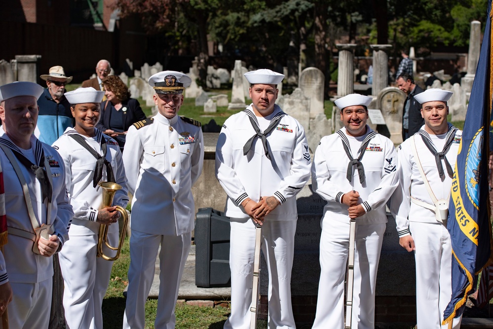 Commodore John Barry Memorial: Sailors and Community Honor Naval Pioneer