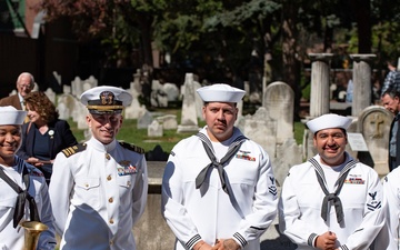 Commodore John Barry Memorial: Sailors and Community Honor Naval Pioneer