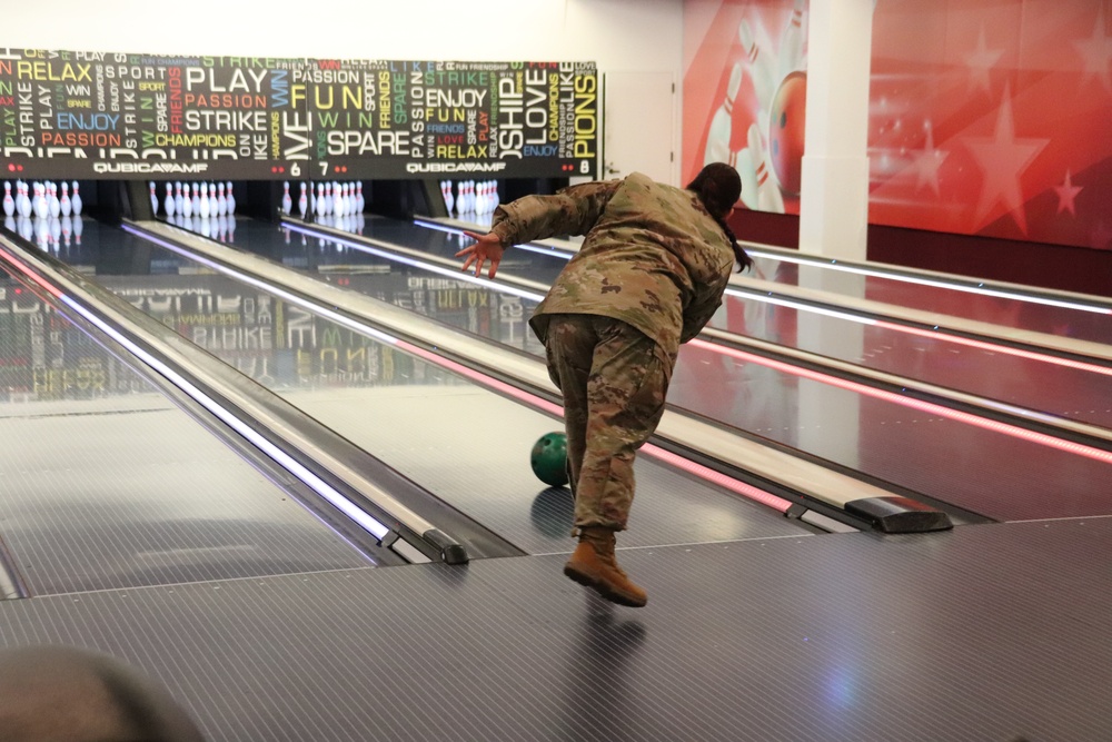 Official ribbon-cutting held to open New Edge String Pinspotter Bowling System at Fort McCoy